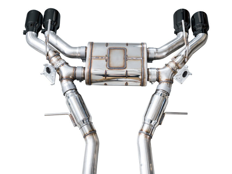 AWE Tuning 3025-43562 - AWE3025-43562 - AWE Tuning 22-26 Cadillac CT5-V Blackwing SwitchPath Exhaust - Diamond Black Tips - Shipped in Europe - Tuningsupply.com
