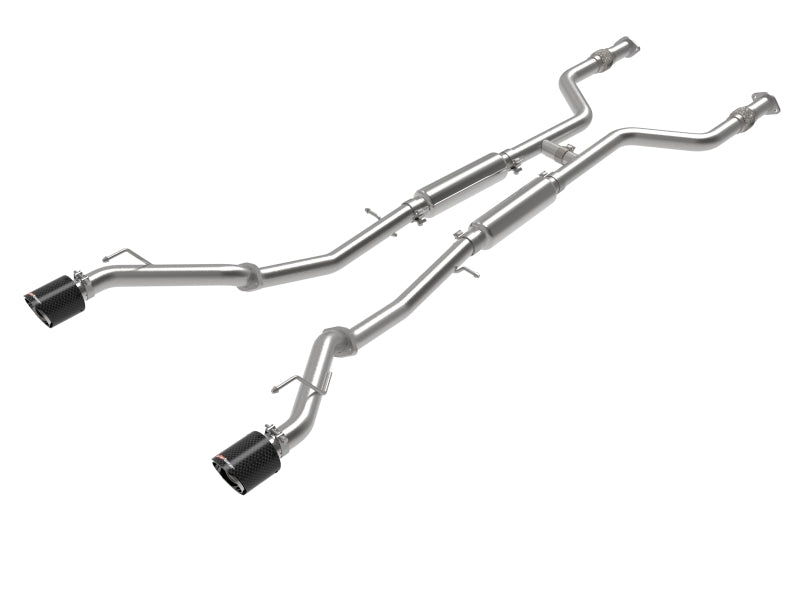 aFe 49-36138-C - AFE49-36138-C - aFe POWER Takeda 2023 Nissan Z 2 1/2in 304 SS Cat-Back Exhaust System w/ Carbon Fiber Tips - Shipped in Europe - Tuningsupply.com