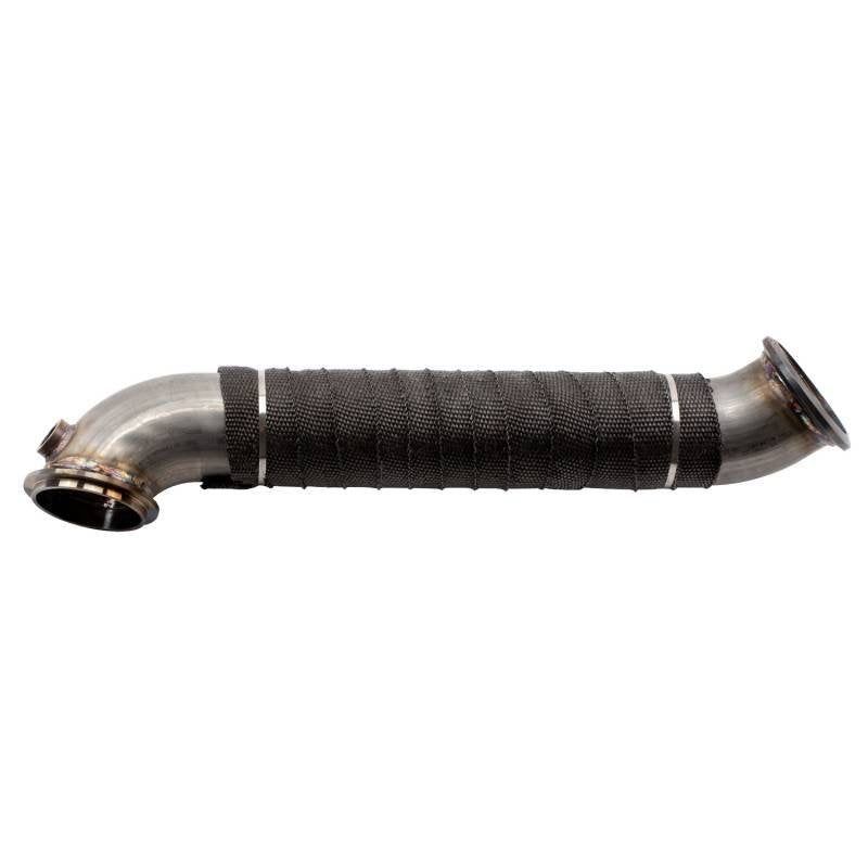 Wehrli WCF100704 - WCFWCF100704 - Wehrli 11-15 Chevrolet 6.6L LML Duramax 3in Stainless Down Pipe (V-Band Style) - Shipped in Europe - Tuningsupply.com