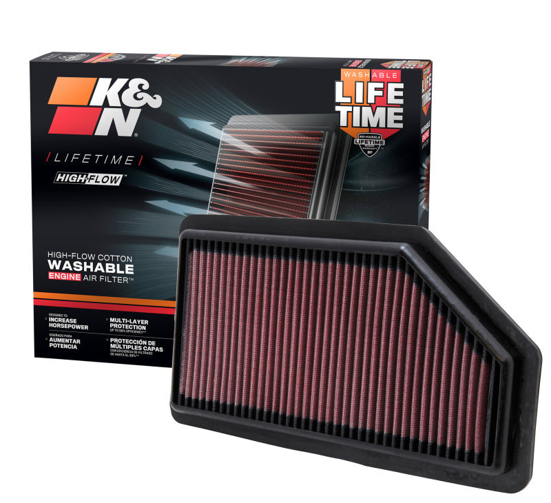 K&N Engineering 33-2461 - KNN33-2461 - K&N Replacement Air Filter for 11 -12 Honda Odyssey 3.5L V6 - Shipped in Europe - Tuningsupply.com