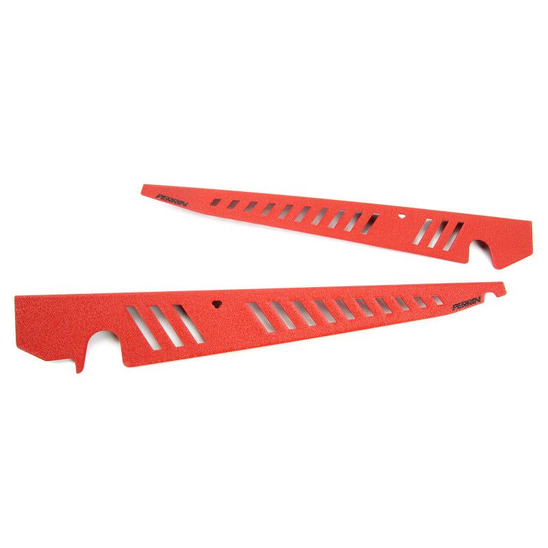 Perrin Performance PSP-ENG-550RD - PERPSP-ENG-550RD - PERRIN 15-21 Subaru WRX/STI Fender Shroud Set - Red - Shipped in Europe - Tuningsupply.com