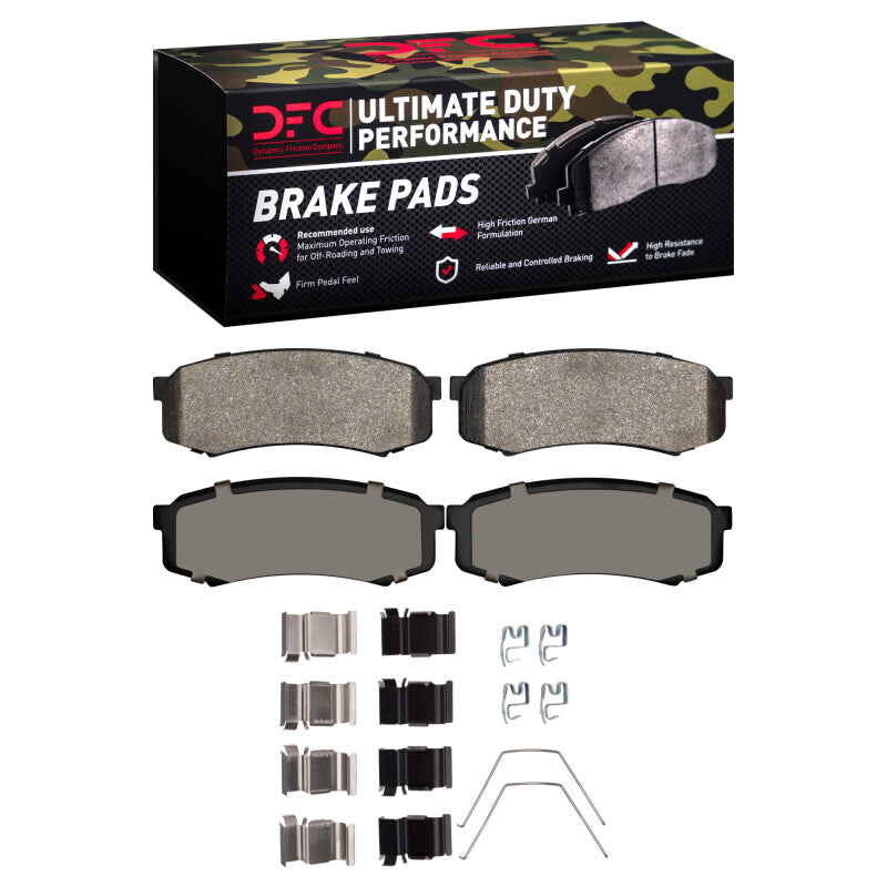 DFC 1400-0606-01 - DFC1400-0606-01 - DFC 93-24 Lexus GX470 Rear Ultimate Duty Performance Brake Pads and Hardware Kit - Shipped in Europe - Tuningsupply.com