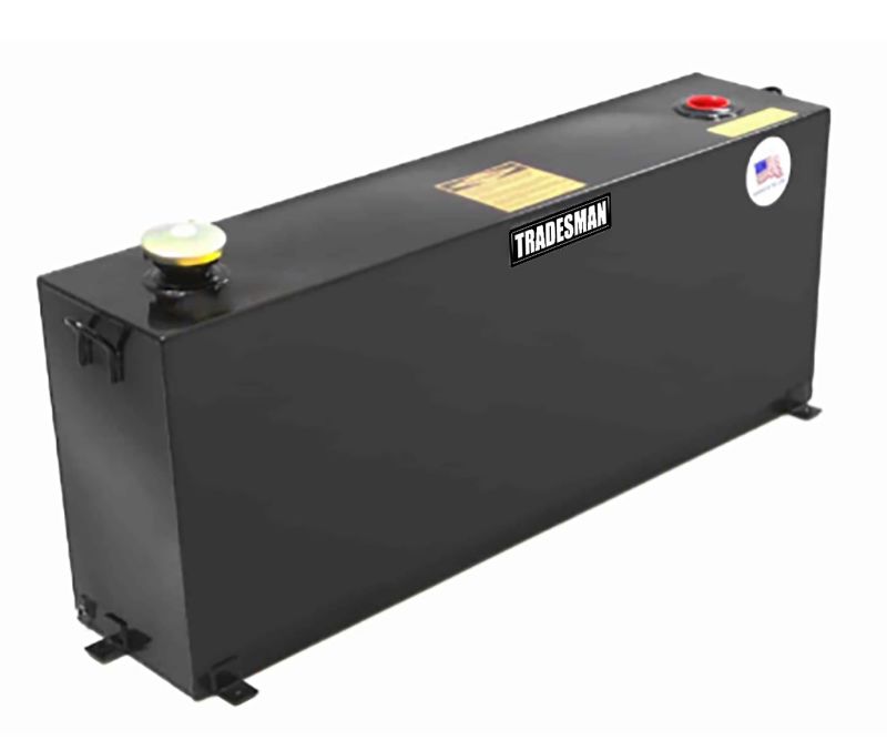 Tradesman - TRA73750 - Tradesman Steel Full-Mid Size Vertical Liquid Storage Tank - Black - Shipped in Europe - Tuningsupply.com