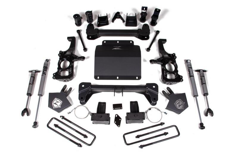 Zone Offroad ZONC50F - ZORZONC50F - Zone Offroad 2020 Chevy/GM 2500HD/3500HD 5in Suspension System - W/ Overload - Shipped in Europe - Tuningsupply.com