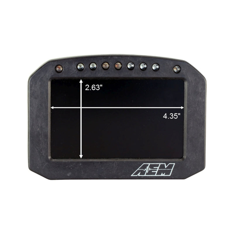 AEM 30-5602F - AEM30-5602F - AEM CD-5G Carbon Flush Digital Dash Display w/ Internal 20Hz GPS & Antenna - Shipped in Europe - Tuningsupply.com