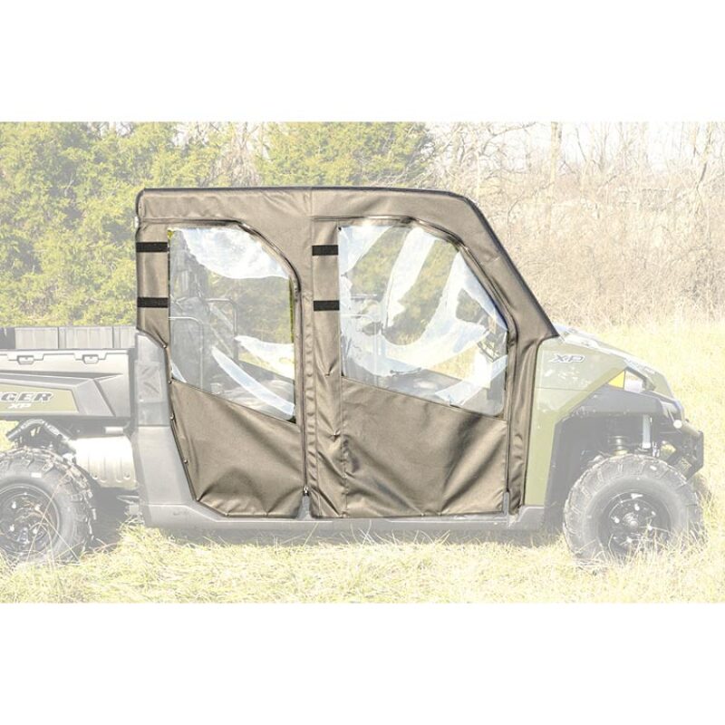 Seizmik - SZM51-21003 - Seizmik 14-19 Polaris 1000 Ranger XP Crew Soft Doors w/ Zippers Kit - Shipped in Europe - Tuningsupply.com