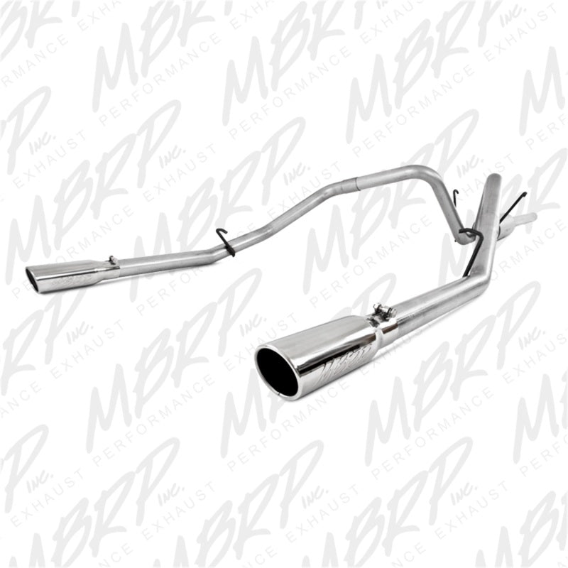 MBRP PS5126AL - MBRPS5126AL - MBRP 2006-2008 Dodge Ram Hemi 1500 5.7L SC/CC-SB Cat Back Dual Split Rear - Shipped in Europe - Tuningsupply.com