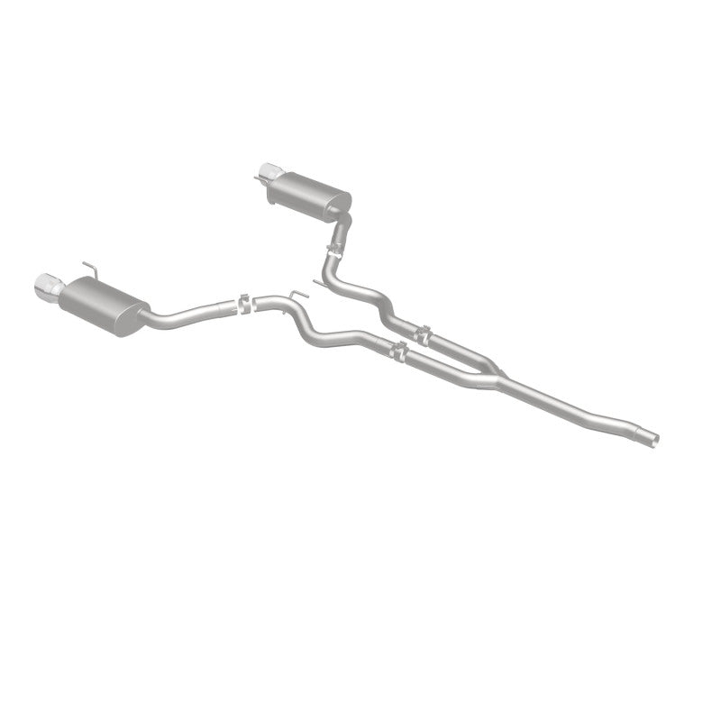 Magnaflow 19097 - MAG19097 - MagnaFlow Cat Back, SS, 2.5in, Street, Dual Split Polished 4.5in Tips 2015 Ford Mustang Ecoboost - Shipped in Europe - Tuningsupply.com