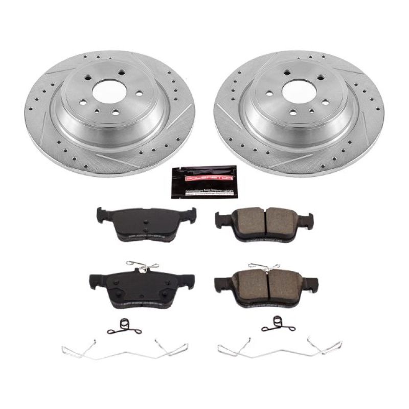 PowerStop K7723 - PSBK7723 - Power Stop 17-19 Ford Escape Rear Z23 Evolution Sport Brake Kit - Shipped in Europe - Tuningsupply.com