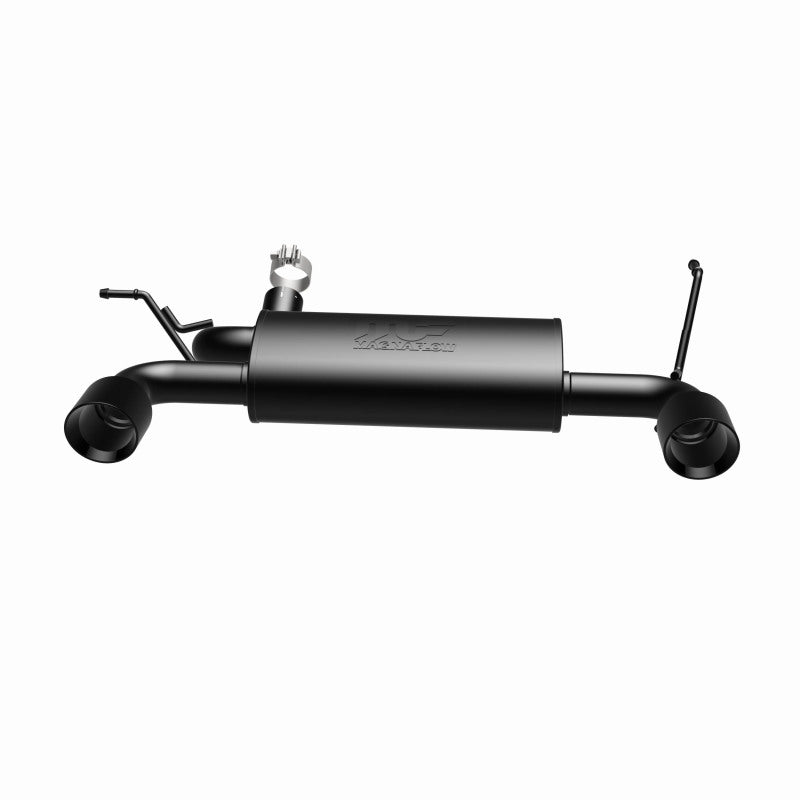 Magnaflow 15160 - MAG15160 - MagnaFlow 07-17 Jeep Wrangler JK 3.8/3.6L Dual Split Rear Exit Black Axle-Back Exhaust - Shipped in Europe - Tuningsupply.com