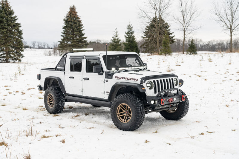 AMP Research - AMP77135-01A - AMP Research 20-24 Jeep JT Gladiator (Launch/Overlnd/Rubicon/Sport/Sport S) PowerStep XL - Black - Shipped in Europe - Tuningsupply.com