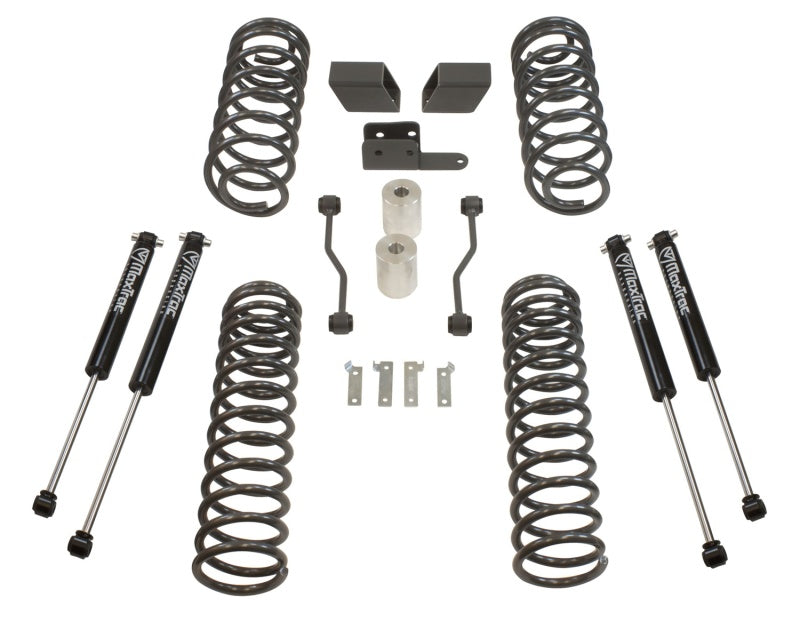 Maxtrac - MXTK949832S - MaxTrac 18-19 Jeep Wrangler JL 3in/3in Coil Lift Kit w/MaxTrac Shocks - Shipped in Europe - Tuningsupply.com