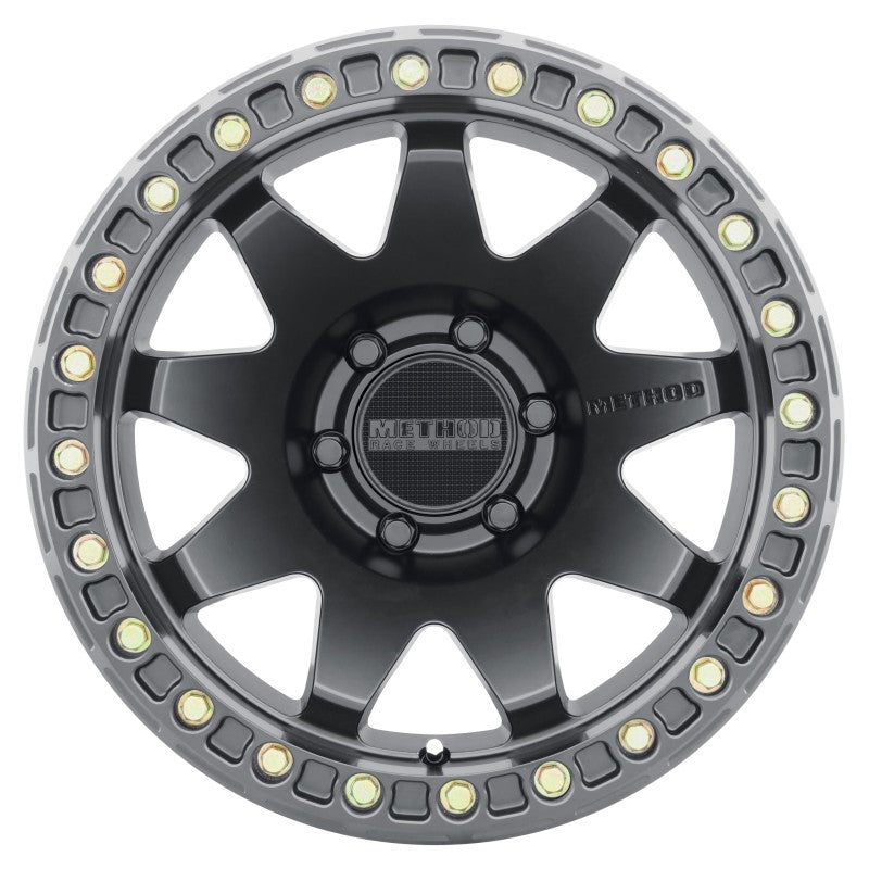 Method Wheels - MRWMR10879060544B - Method MR108 17x9 -44mm Offset 6x5.5 106.25mm CB Matte Black w/BH-H24125-38 Wheel - Shipped in Europe - Tuningsupply.com