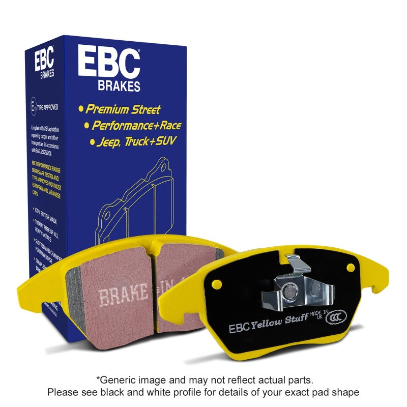 EBC DP41563R - EBCDP41563R - EBC 11-14 Chrysler 200 2.4 Yellowstuff Rear Brake Pads - Shipped in Europe - Tuningsupply.com