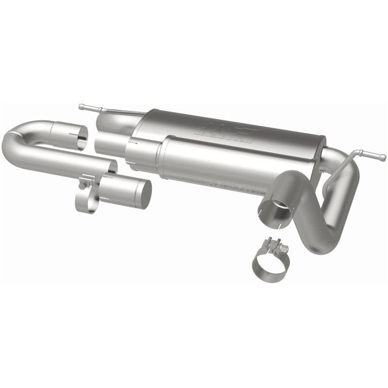 Magnaflow 19620 - MAG19620 - MagnaFlow 18-23 Jeep Wrangler JL 2.0L/3.6L Overland Series Axle-Back Exhaust - Shipped in Europe - Tuningsupply.com