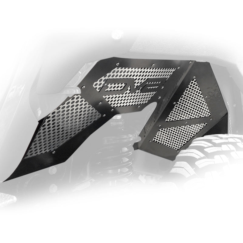 DV8 Offroad INFEND-03FB - DVEINFEND-03FB - DV8 Offroad 2018+ Jeep Wrangler JL Front Inner Fenders - Black - Shipped in Europe - Tuningsupply.com