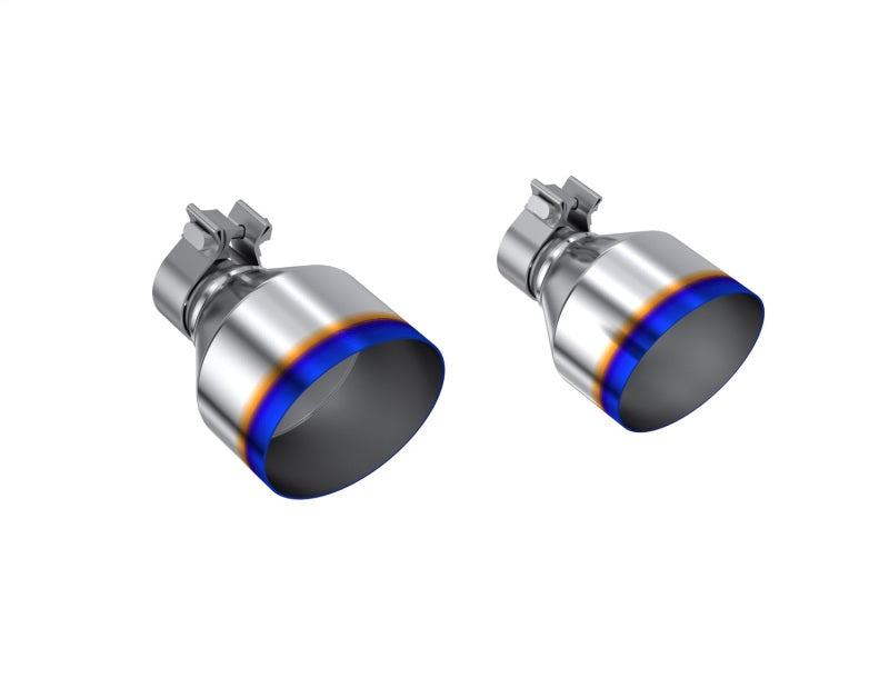 MBRP T5202BE - MBRPT5202BE - MBRP T304 SS Burnt End Tip 2.125inID, 5inOD Out, 7.25in Length, Pair 17-25 BRZ / GR86 - Shipped in Europe - Tuningsupply.com