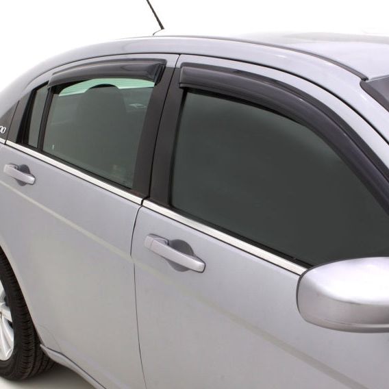 AVS 94458 - AVS94458 - AVS 07-10 Chrysler Sebring Ventvisor Outside Mount Window Deflectors 4pc - Smoke - Shipped in Europe - Tuningsupply.com