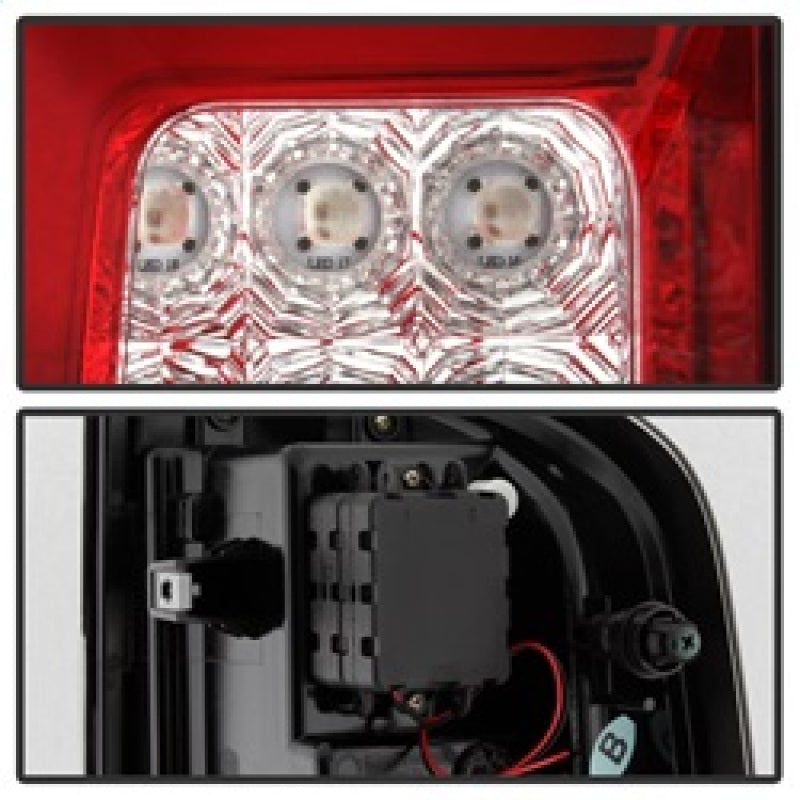 SPYDER 5085269 - SPY5085269 - Spyder Chevy Colorado 2015-2017 Light Bar LED Tail Lights - Red Clear ALT-YD-CCO15-LED-RC - Shipped in Europe - Tuningsupply.com