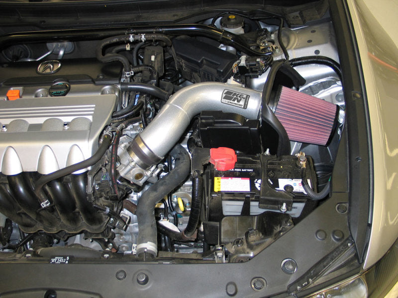 K&N Engineering 69-0026TS - KNN69-0026TS - K&N 09 Acura TSX 2.4L Silver Typhoon Intake - Shipped in Europe - Tuningsupply.com