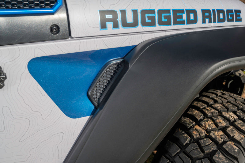Rugged Ridge - RUG11640.51 - Rugged Ridge Max Terrain Fender Flare Set F & R 18-22 Jeep Wrangler JL - Shipped in Europe - Tuningsupply.com