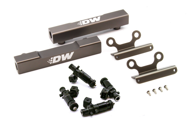 DeatschWerks 6-102-1200 - DWK6-102-1200 - DeatschWerks 02+ Subaru WRX / 07+ STI/LGT Top Feed Fuel Rail Upgrade Kit w/ 1200cc Injectors - Shipped in Europe - Tuningsupply.com