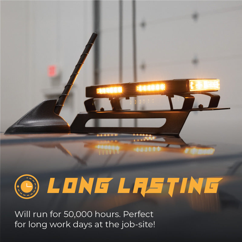 Putco 950248 - PUT950248 - Putco 48In Universal 48In Tri Color Hornet Light (Amber/Blue/White) - LED Stealth Rooftop Strobe Bar - Shipped in Europe - Tuningsupply.com