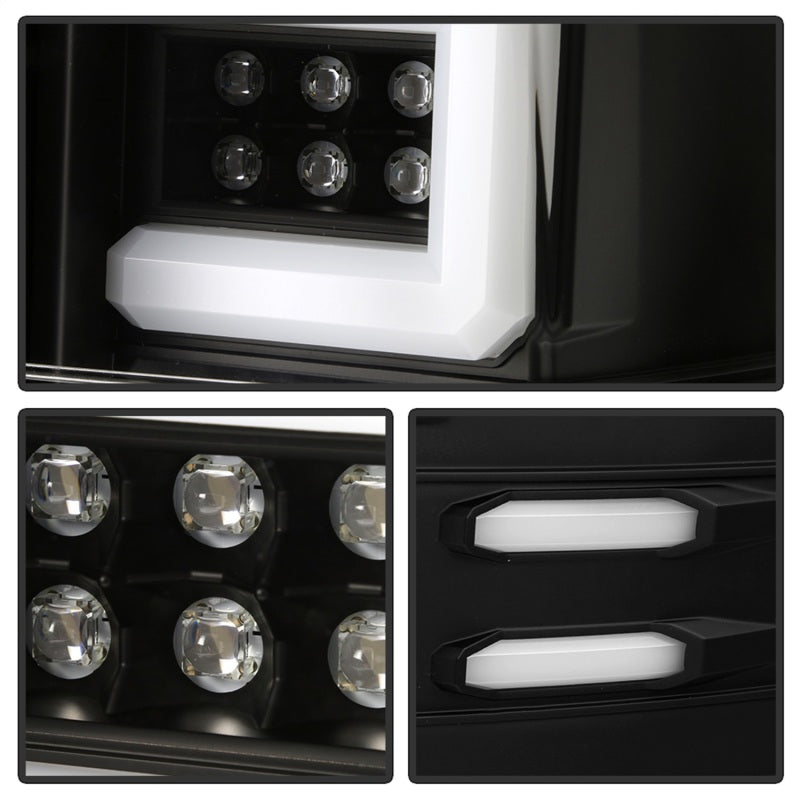 SPYDER 5085856 - SPY5085856 - Spyder Chevy 1500 14-16 Light Bar LED Tail Lights All Blk ALT-YD-CS14-LBLED-BKV2 - Shipped in Europe - Tuningsupply.com