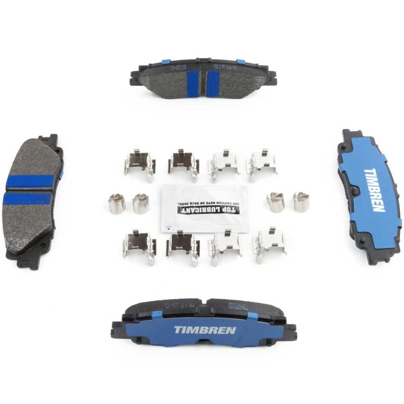 Timbren TIM-D2511SD - TIMTIM-D2511SD - Timbren 24-25 Lexus GX550/Toyota Land Cruiser BES Severe Duty Semi-Metallic Brake Pads - Rear - Shipped in Europe - Tuningsupply.com