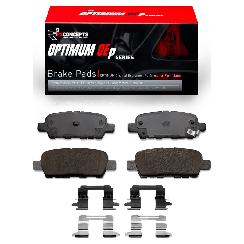 R1 Concepts 2551-0905-03 - RNC2551-0905-03 - R1 2002-2025 Infiniti M37 Rear R1 Optimum OE Pads & Hardware Kit - Shipped in Europe - Tuningsupply.com