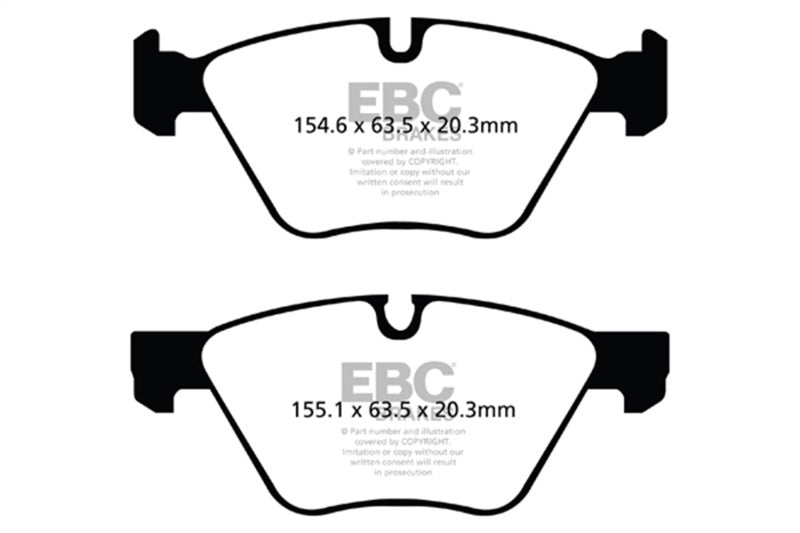 EBC UD1061 - EBCUD1061 - EBC 09+ BMW Z4 3.0 (E89) Ultimax2 Front Brake Pads - Shipped in Europe - Tuningsupply.com