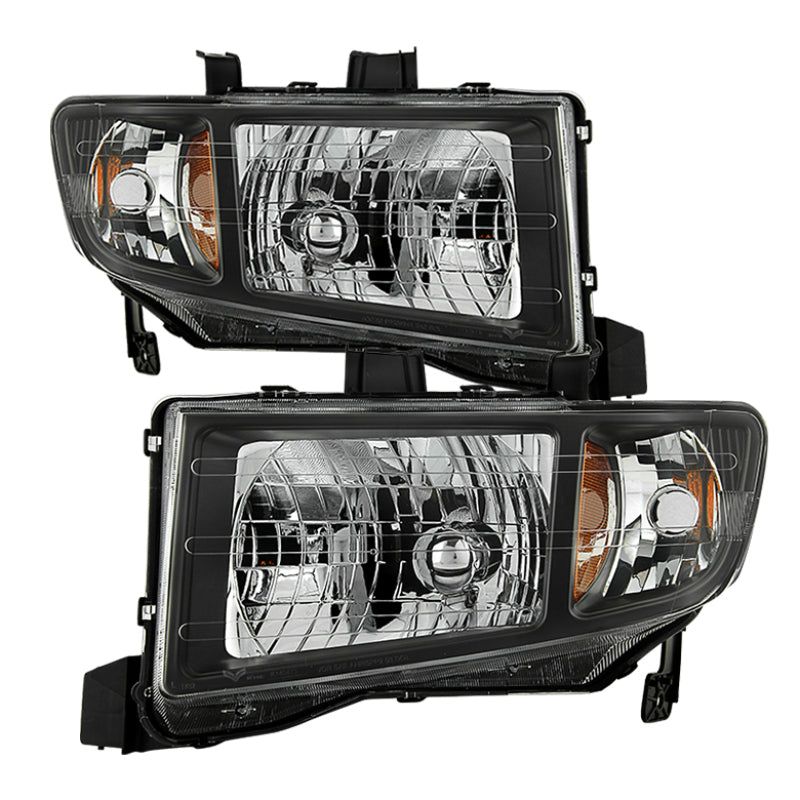 SPYDER 9025495 - SPY9025495 - xTune Honda Ridgeline 06-13 Crystal Headlights Black HD-JH-HRID06-AM-BK - Shipped in Europe - Tuningsupply.com