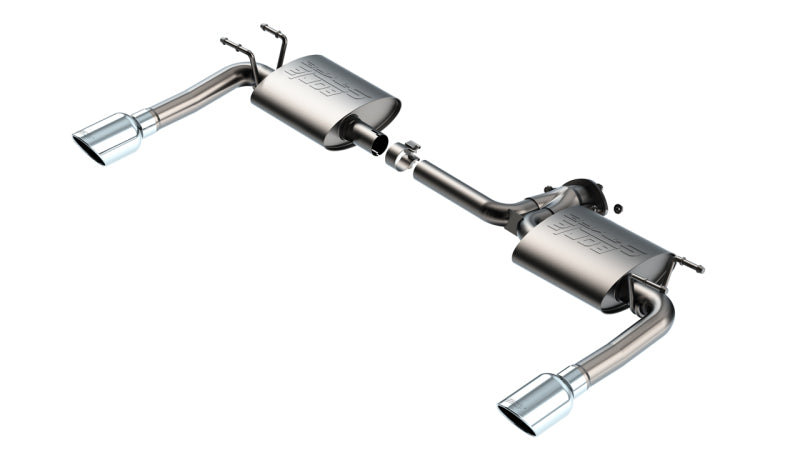 Borla 11982 - BOR11982 - Borla 19-23 Mazda 3 NA / 21-23 Mazda 3 Turbo S-Type Axle Back Exhaust w/ 4in Tips - Shipped in Europe - Tuningsupply.com