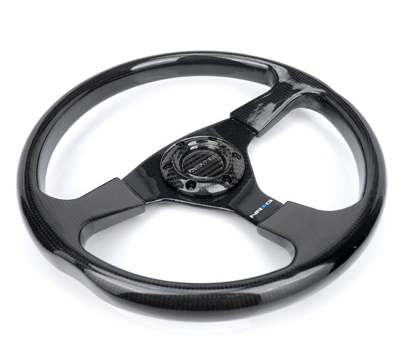 NRG ST-012CF - NRGST-012CF - NRG Carbon Fiber Steering Wheel 350mm - Shipped in Europe - Tuningsupply.com