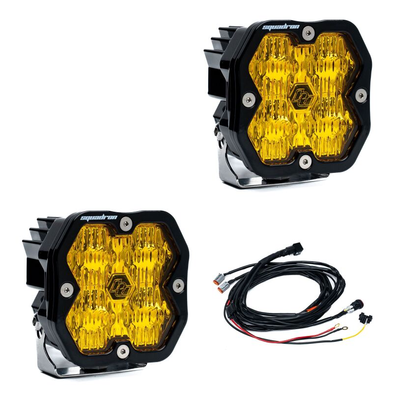Baja Designs 5578152 - BAJ5578152 - Baja Designs Squadron 2.0 Sport LED Wide Cornering (Pair) - Baja Amber - Shipped in Europe - Tuningsupply.com