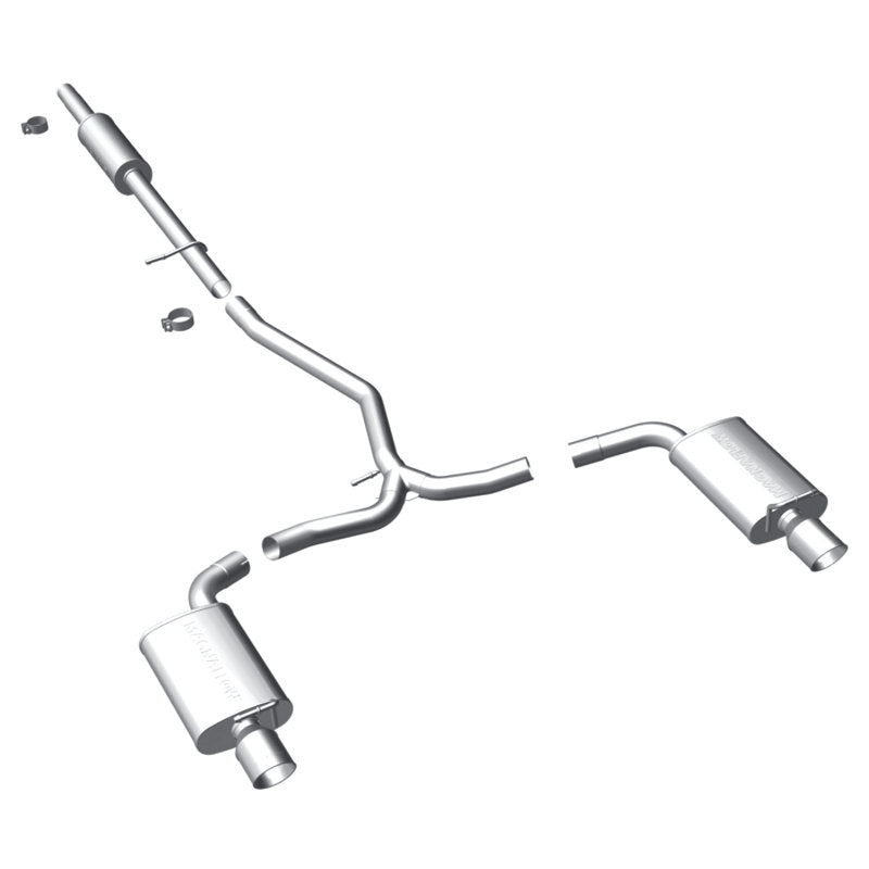 Magnaflow 15467 - MAG15467 - MagnaFlow 11-13 Ford Explorer V6 3.5L SS Catback Exhaust Dual Split Rear Exit w/ 3.5in SS Tips - Shipped in Europe - Tuningsupply.com