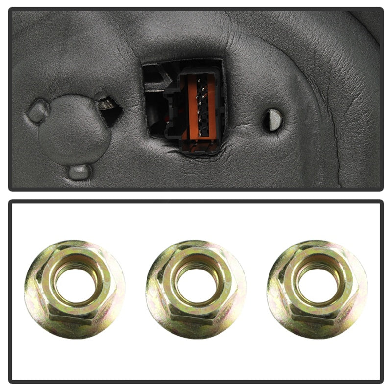 SPYDER 9935381 - SPY9935381 - xTune Ford F150 07-14 Power Heated Amber LED Signal Telescoping Mirror Left MIR-FF15007S-PWH-AM-L - Shipped in Europe - Tuningsupply.com