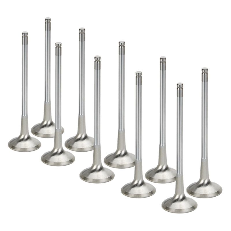 Supertech VWEVI-1034F-10 - SPTVWEVI-1034F-10 - Supertech VW 1.8L/2.0L 16V 28.x6.96x98.20mm Flat Inconel Exhaust Valve - Set of 10 - Shipped in Europe - Tuningsupply.com