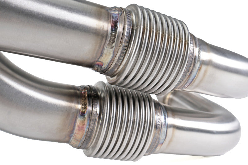 Perrin Performance PSP-EXT-058 - PERPSP-EXT-058 - PERRIN 22-25 Subaru WRX / 20-25 OBXT & LXT / 19-25 Ascent Equal Length Header - Brushed SS - Shipped in Europe - Tuningsupply.com