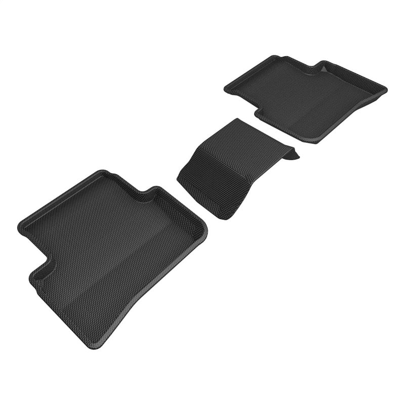 3D MAXpider - ACEL1TY29521509 - 3D MAXpider 2023 Toyota GR Corolla Hatchback (Not Fit Morizo Trim) Kagu 2nd Row Floormats - Black - Shipped in Europe - Tuningsupply.com