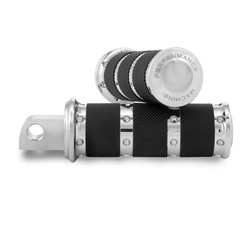 Performance Machine 0035-1161-CH - PFM0035-1161-CH - Performance Machine Footpegs XLS - Chrome - Shipped in Europe - Tuningsupply.com