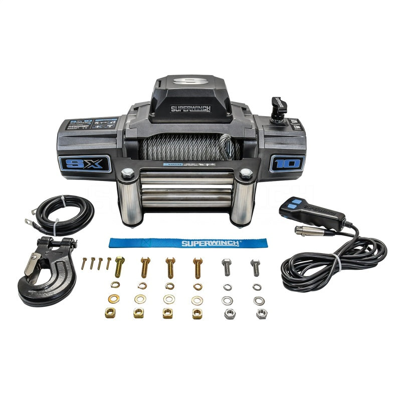 Superwinch - SUW1710200 - Superwinch 10000 LBS 12V DC 3/8in x 85ft Wire Rope SX 10000 Winch - Shipped in Europe - Tuningsupply.com