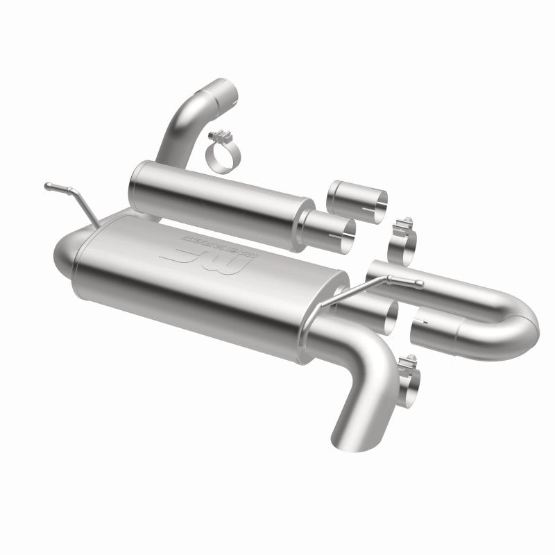 Magnaflow 19620 - MAG19620 - MagnaFlow 18-23 Jeep Wrangler JL 2.0L/3.6L Overland Series Axle-Back Exhaust - Shipped in Europe - Tuningsupply.com