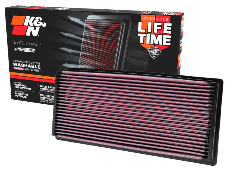 K&N Engineering 33-2114 - KNN33-2114 - K&N 96-02 Jeep Wrangler 2.5L L4 / 96-06 4.0L L4 Drop In Air Filter - Shipped in Europe - Tuningsupply.com