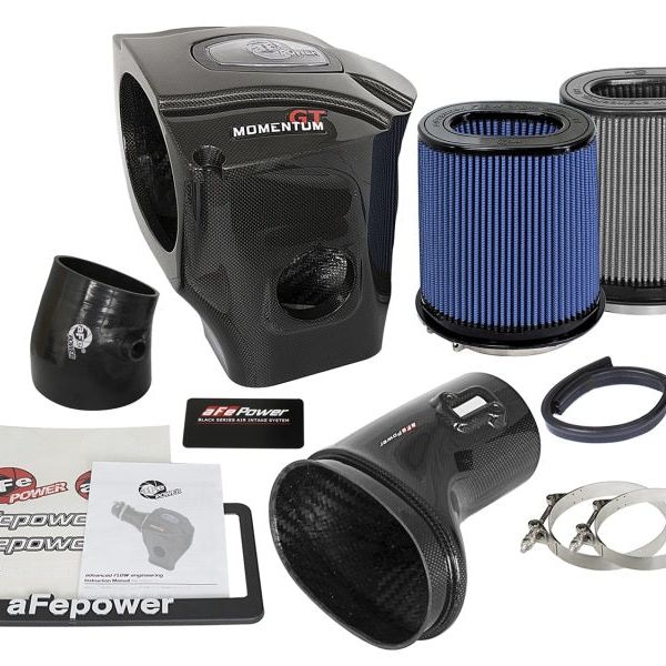 aFe 52-72204 - AFE52-72204 - aFe Momentum Air Intake System PRO 5R w/ Extra Filter 2015 Dodge Challenger SRT Hellcat 6.2L (sc) - Shipped in Europe - Tuningsupply.com