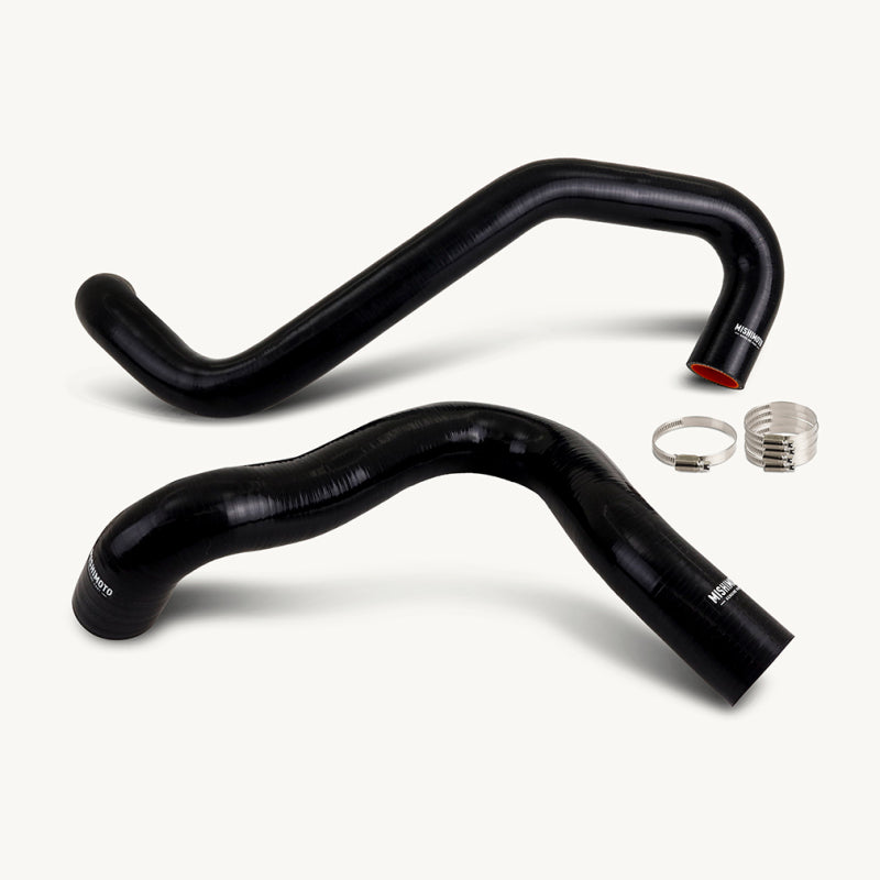 Mishimoto MMHOSE-F2D-01RRBK - MISMMHOSE-F2D-01RRBK - Mishimoto 01-03 Ford F-250 7.3L Coolant Hose Kit Upper Reroute BK - Shipped in Europe - Tuningsupply.com