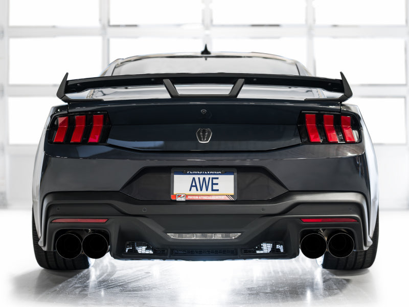 AWE Tuning 3025-43375 - AWE3025-43375 - AWE 2024 Ford Mustang Dark Horse S650 RWD SwitchPath Catback Exhaust w/ Quad Diamond Black Tips - Shipped in Europe - Tuningsupply.com