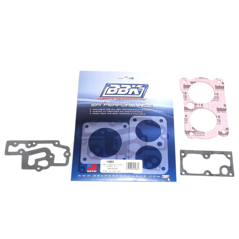 BBK 1583 - BBK1583 - BBK 85-97 GM 305350 LT1 Twin 52mm Throttle Body Gasket Kit - Shipped in Europe - Tuningsupply.com