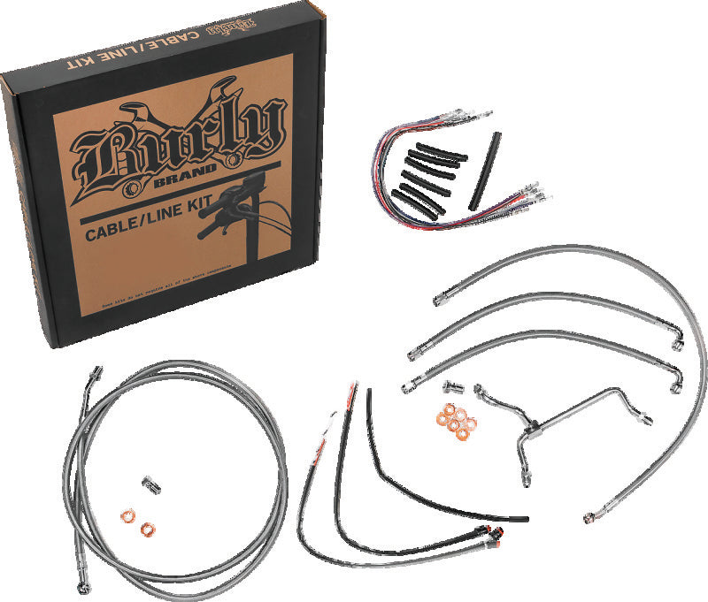 Burly Brand B30-1154 - BURB30-1154 - Burly Brand Control Kit 18in Gorilla - Stainless Steel - Shipped in Europe - Tuningsupply.com