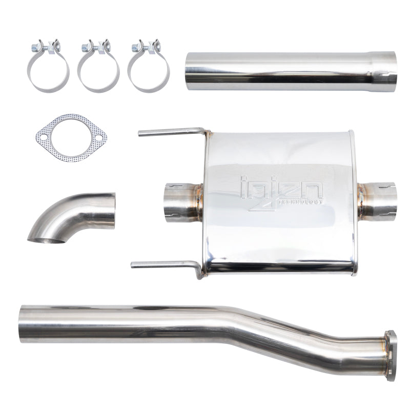 Injen SES2200HT - INJSES2200HT - Injen 2016+ Toyota Tacoma L4 2.7L / V6 3.5L Stainless Steel High-Tuck Cat-Back Exhaust System - Shipped in Europe - Tuningsupply.com